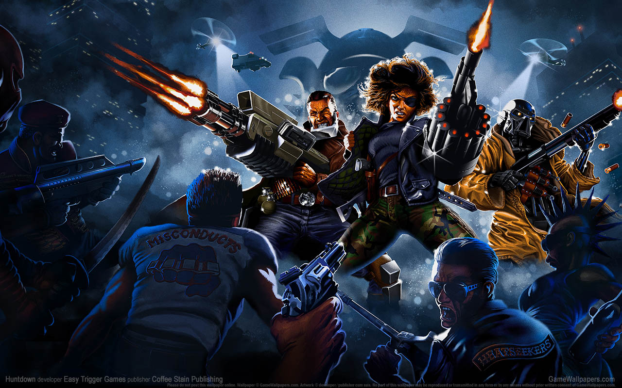 Huntdown wallpaper 01 1280x800