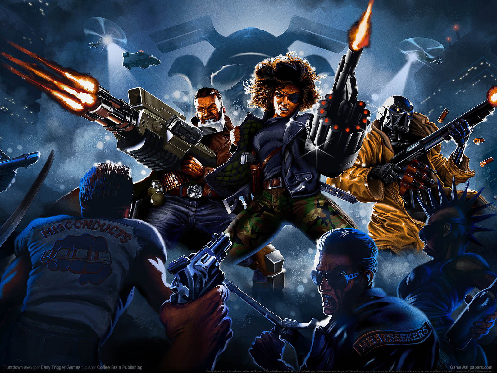 Huntdown wallpaper 01 1600x1200