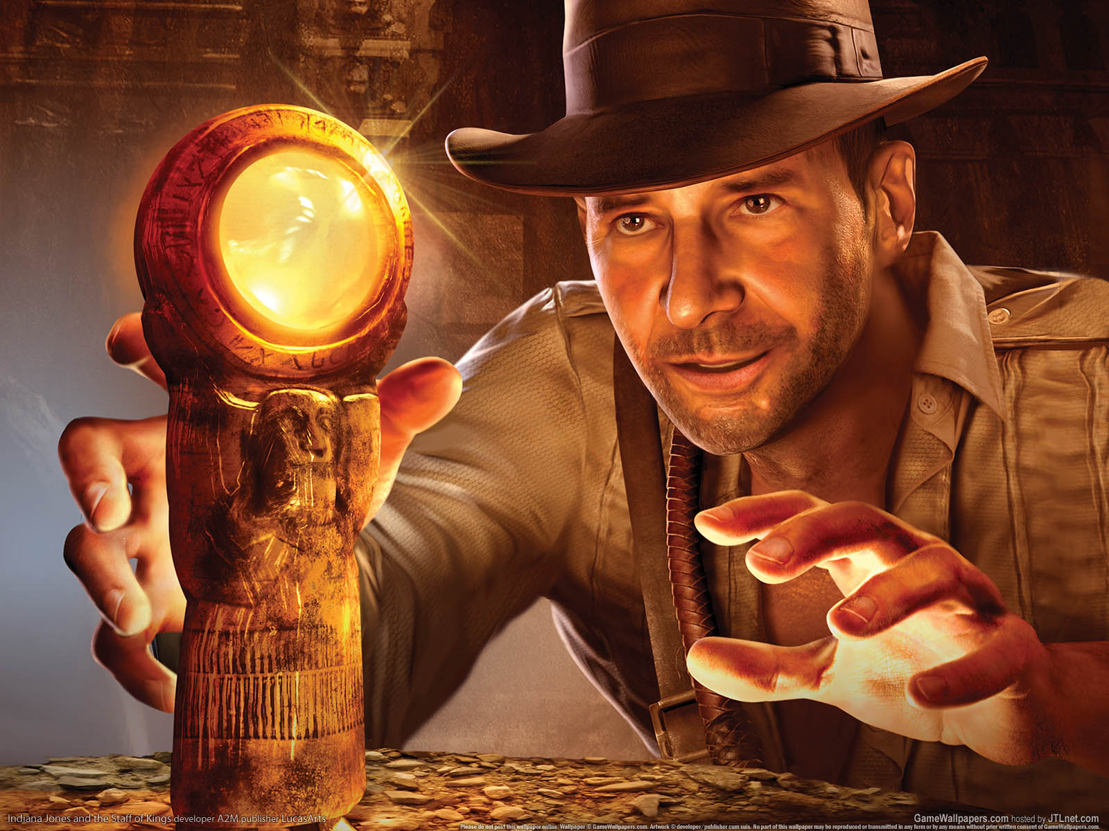 Indiana Jones and the Staff of Kings fond d'cran 02 1600x1200