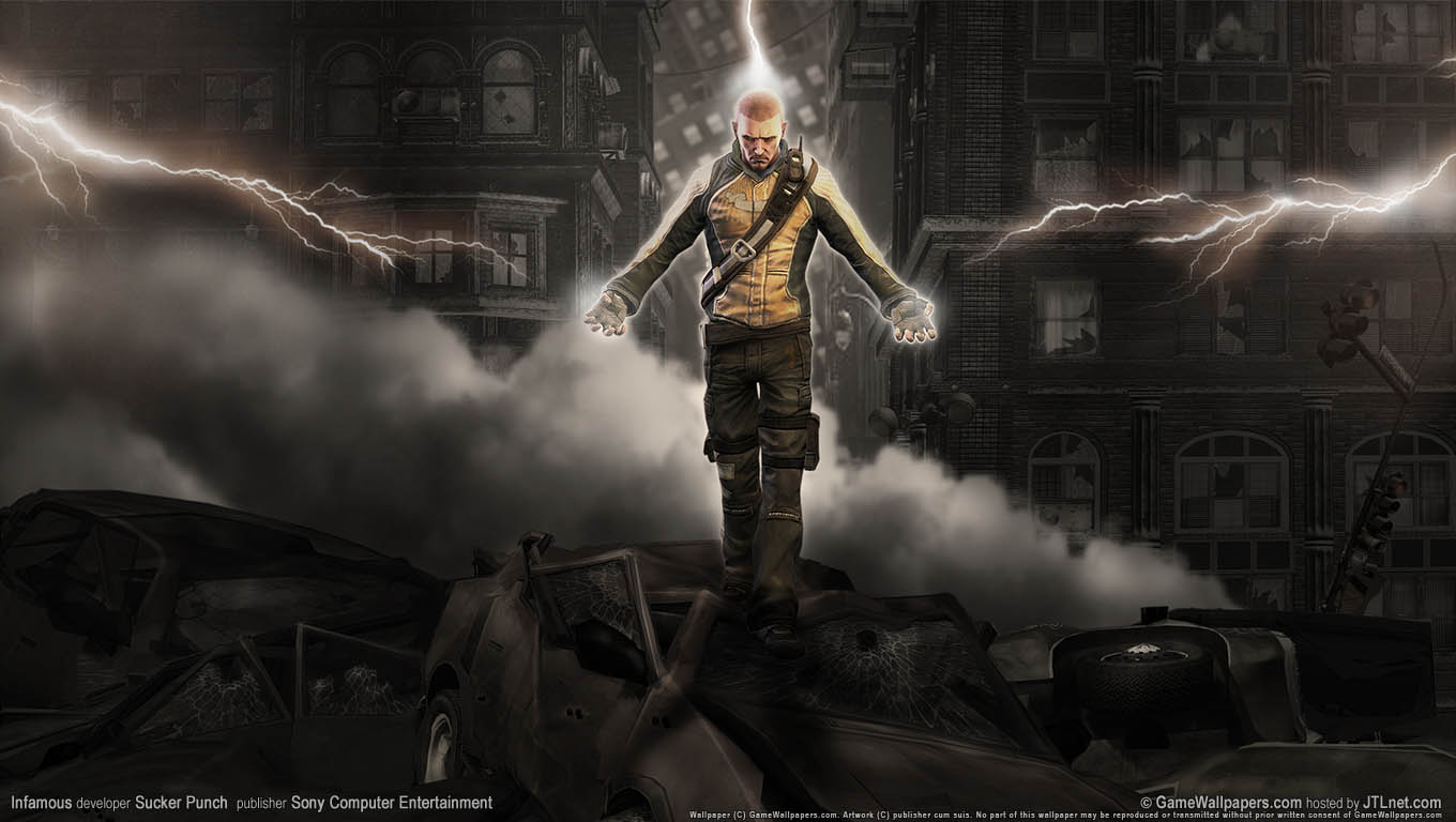 Infamous wallpaper 01 1360x768