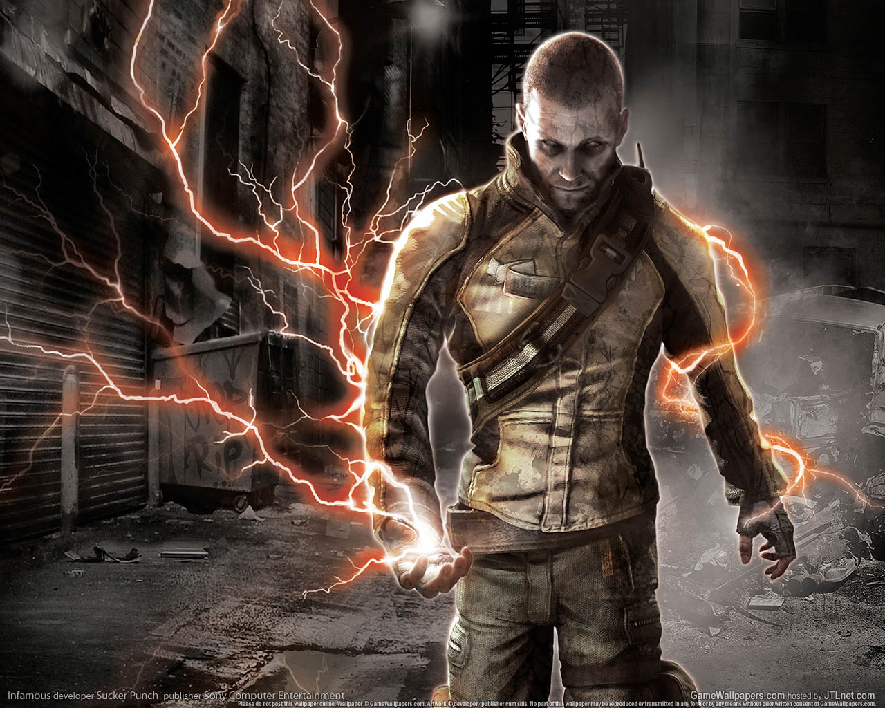Infamous achtergrond 04 1280x1024