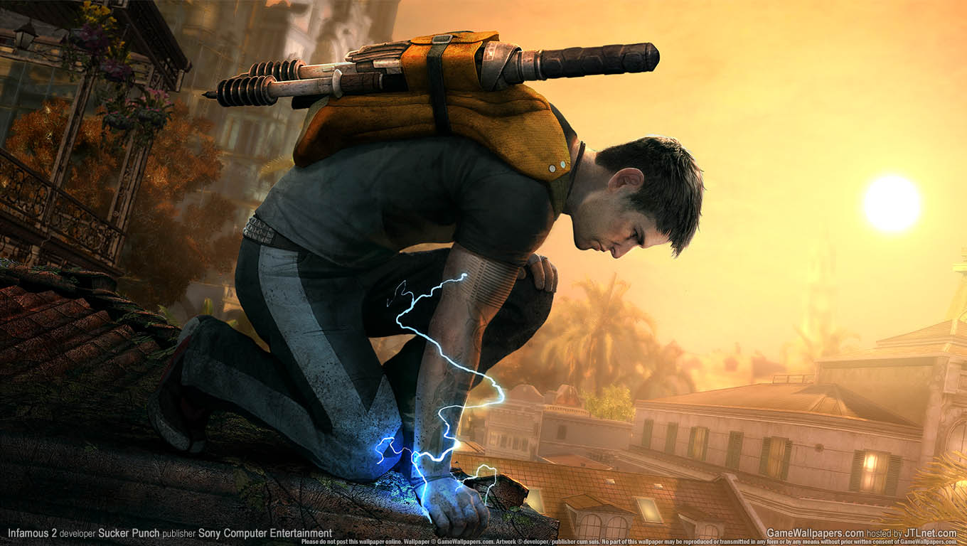 Infamous 2 wallpaper 01 1360x768