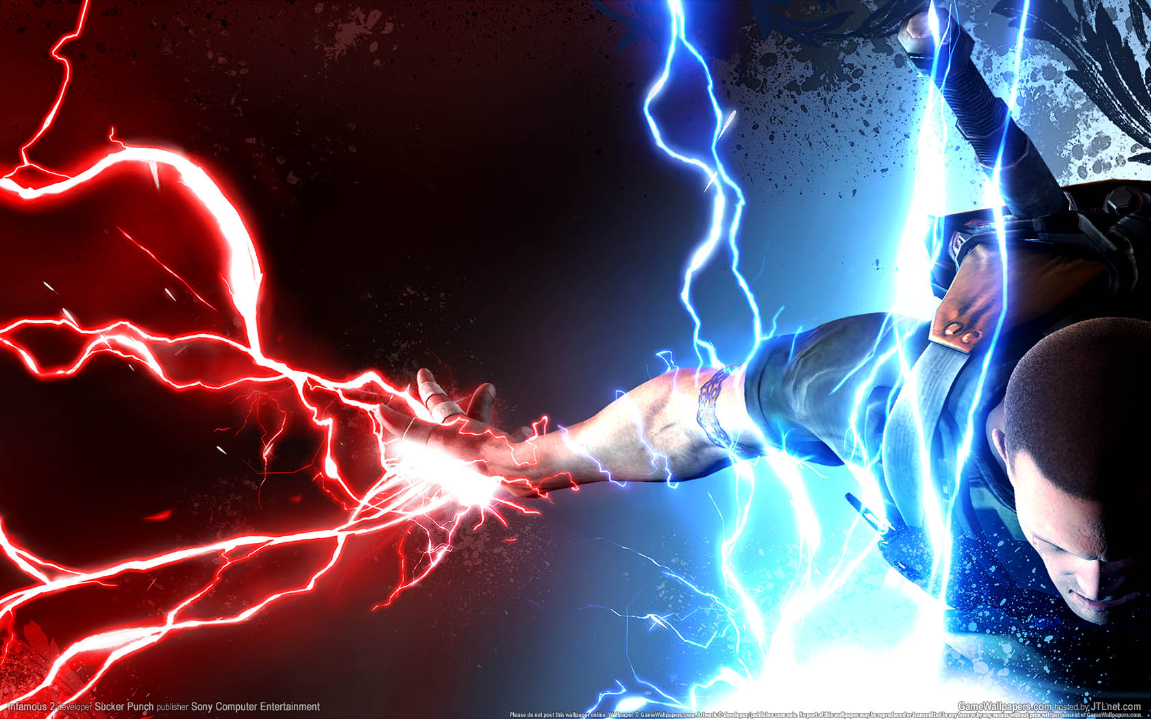 Infamous 2 achtergrond 02 1680x1050