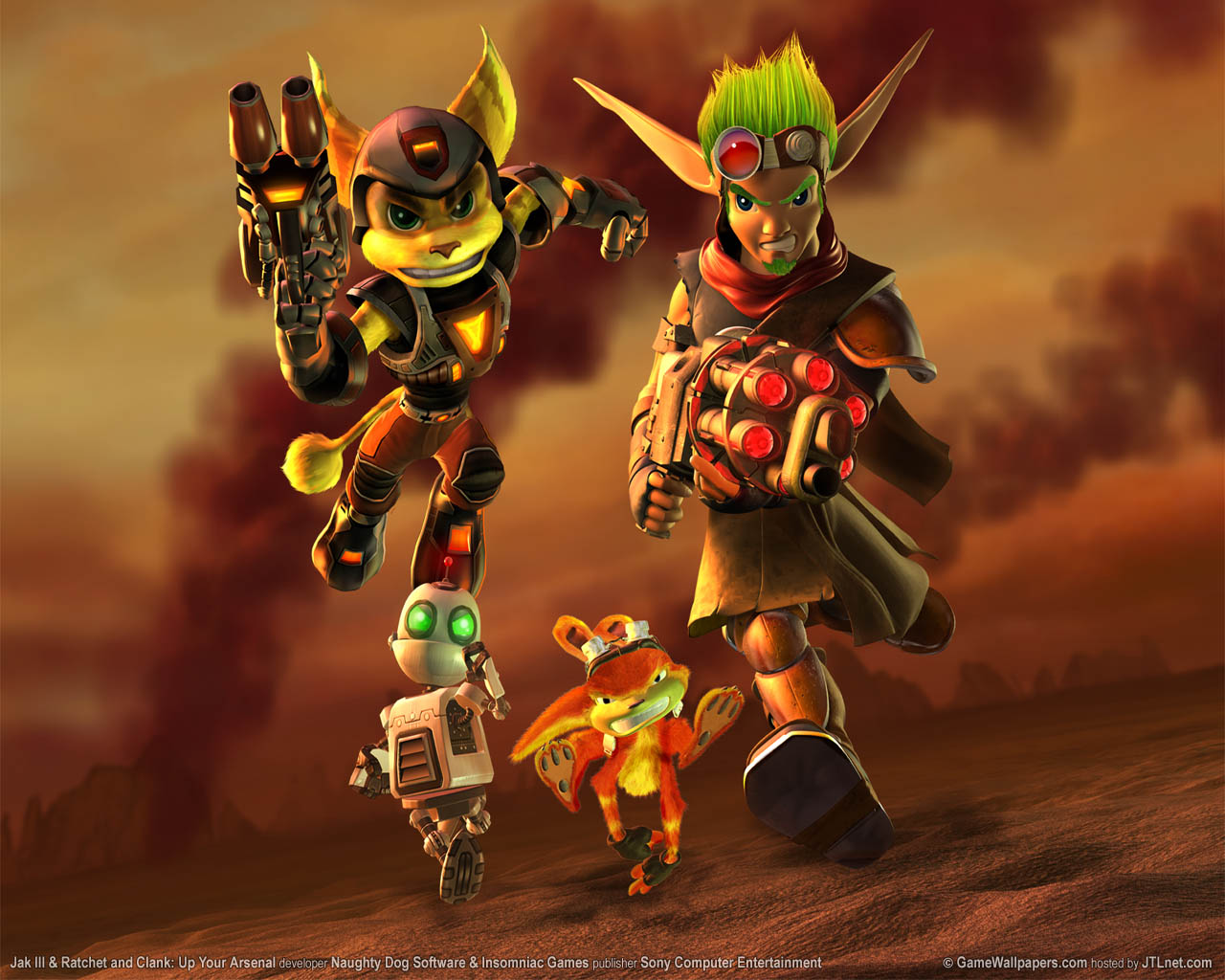 Jak 3 & Ratchet and Clank: Up Your Arsenal fond d'cran 01 1280x1024