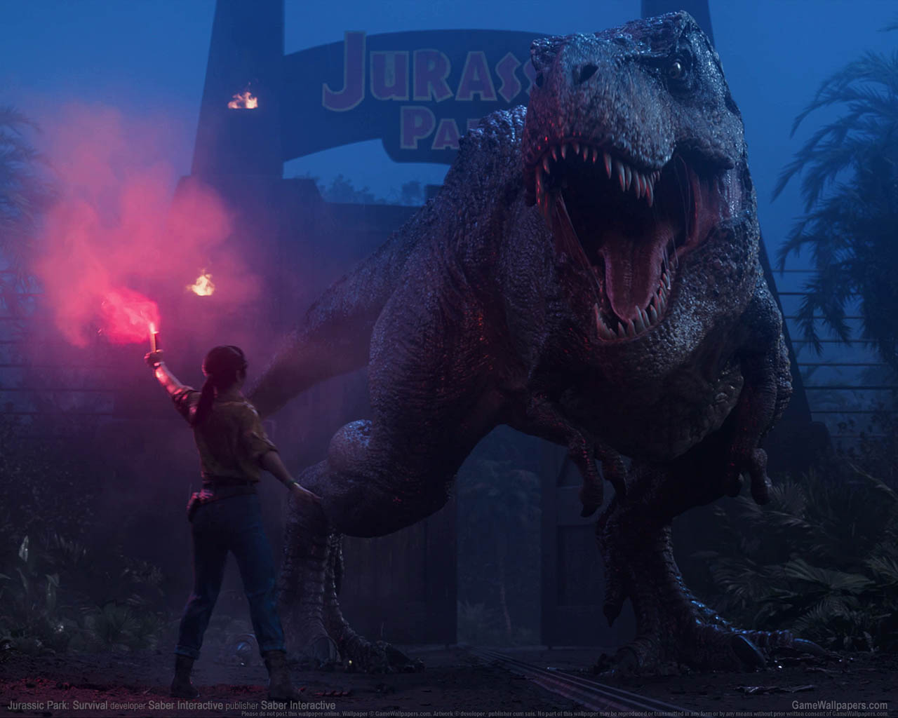 Jurassic Park%3A Survival Hintergrundbild 01 1280x1024