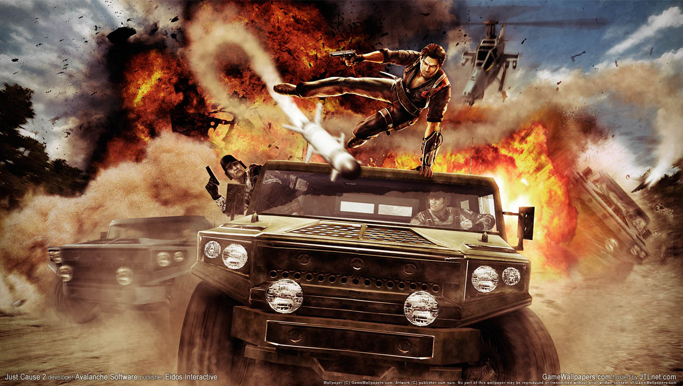 Just Cause 2 wallpaper 01 1360x768
