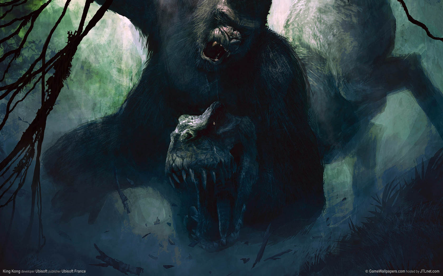 King Kong achtergrond 01 1680x1050