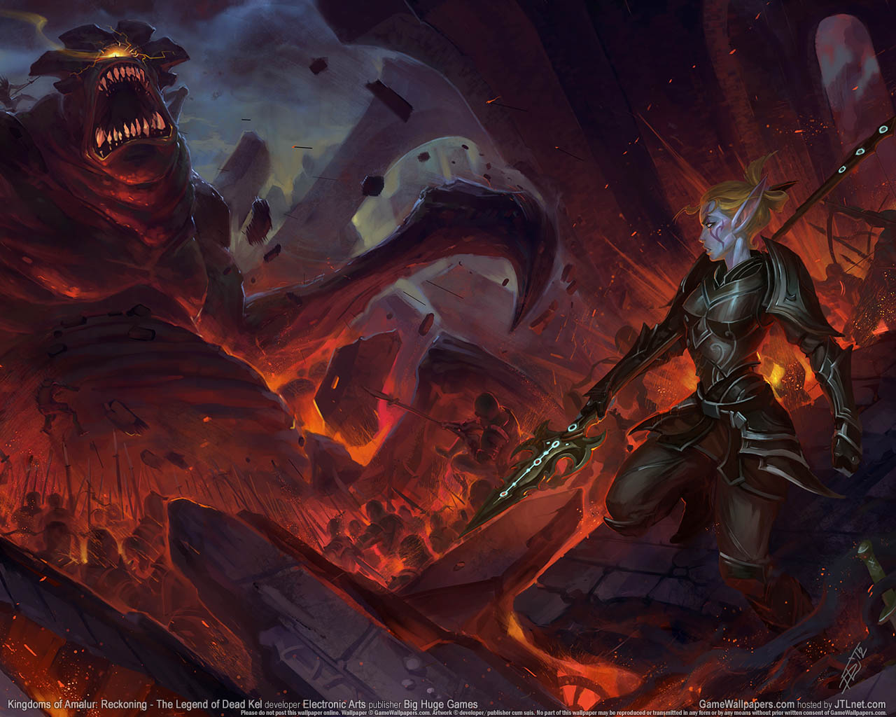 Kingdoms of Amalur: Reckoning - The Legend of Dead Kel achtergrond 02 1280x1024