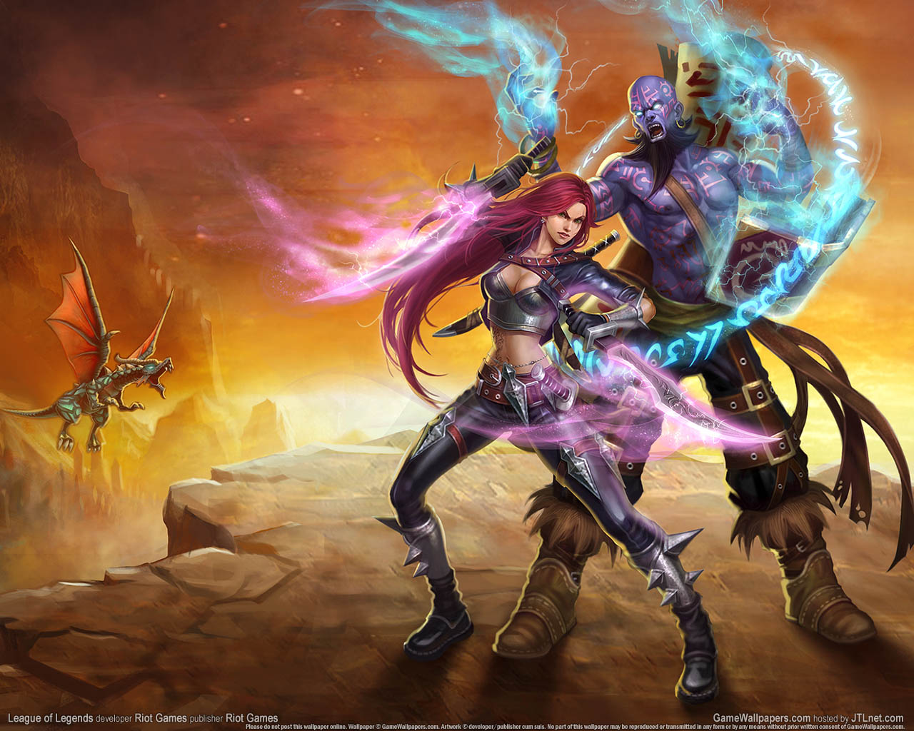 League of Legendsνmmer=01νmmer= Hintergrundbild  1280x1024