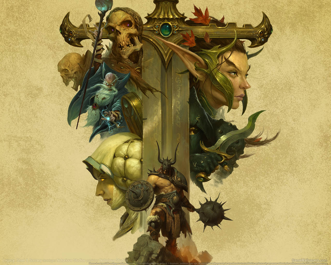 Legacy: Steel & Sorcery achtergrond 01 1280x1024