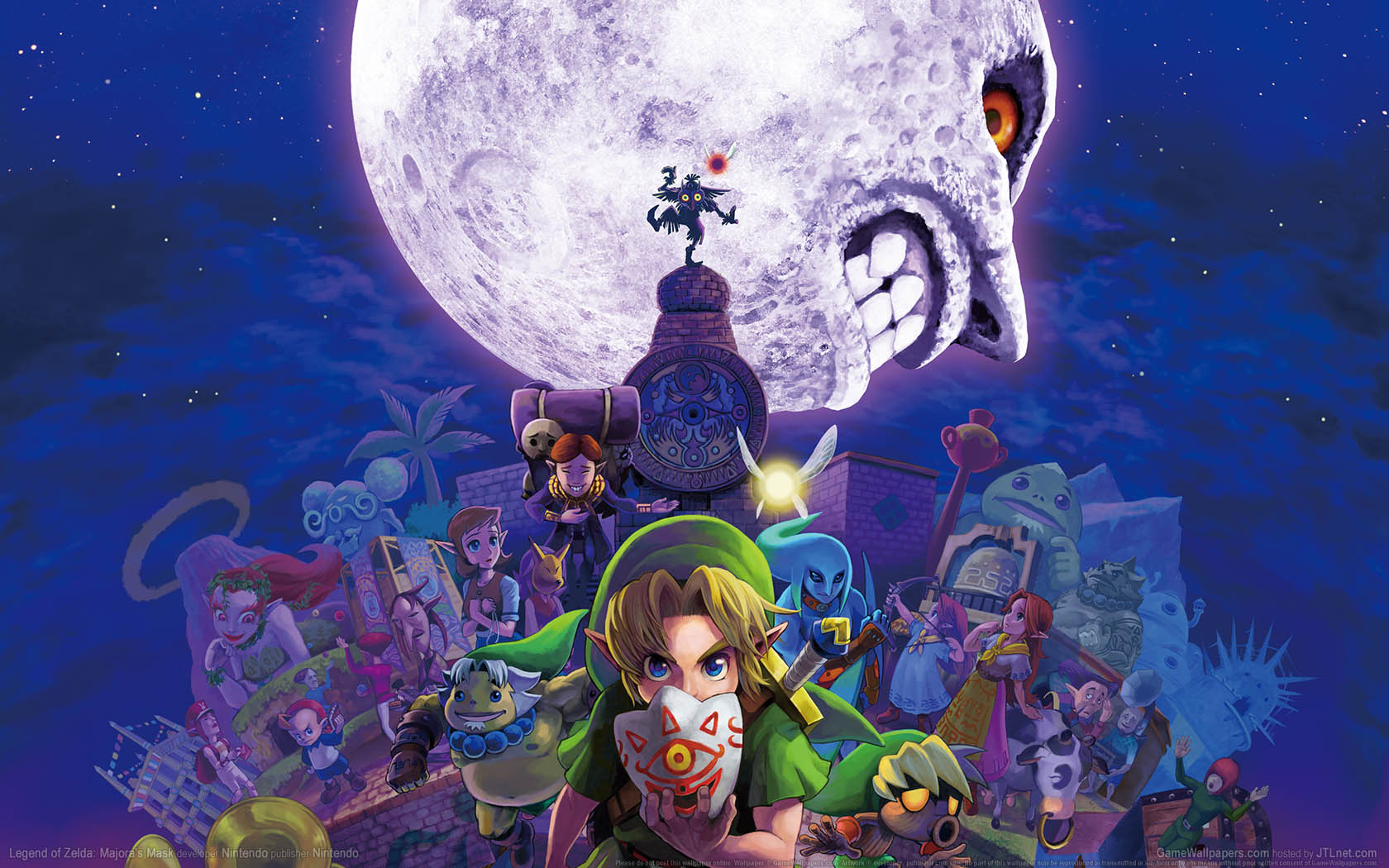 Legend of Zelda: Majora's Mask wallpaper 01 1680x1050