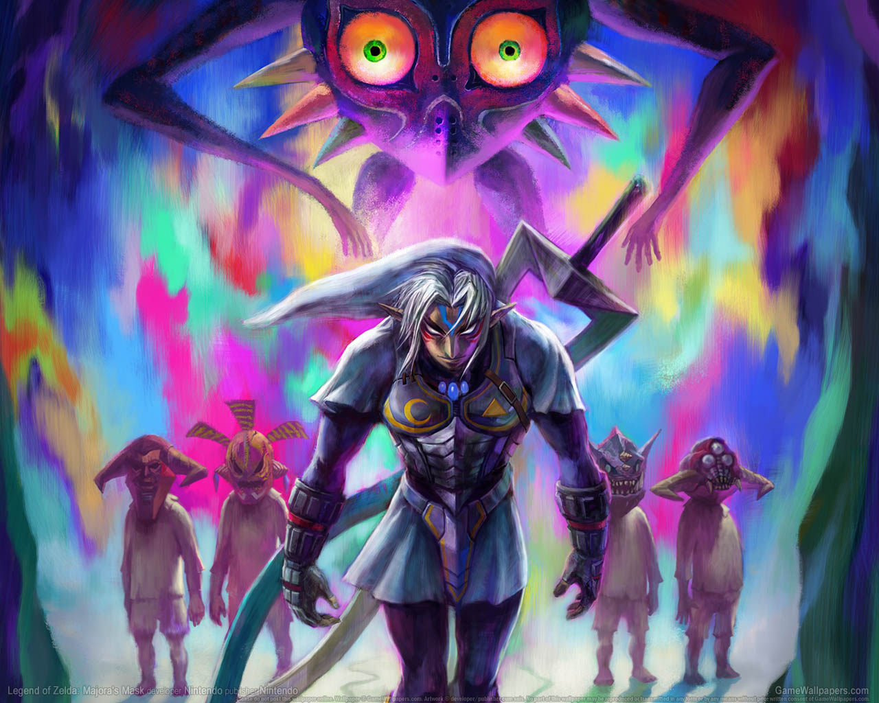 Legend of Zelda: Majora's Mask fond d'cran 02 1280x1024