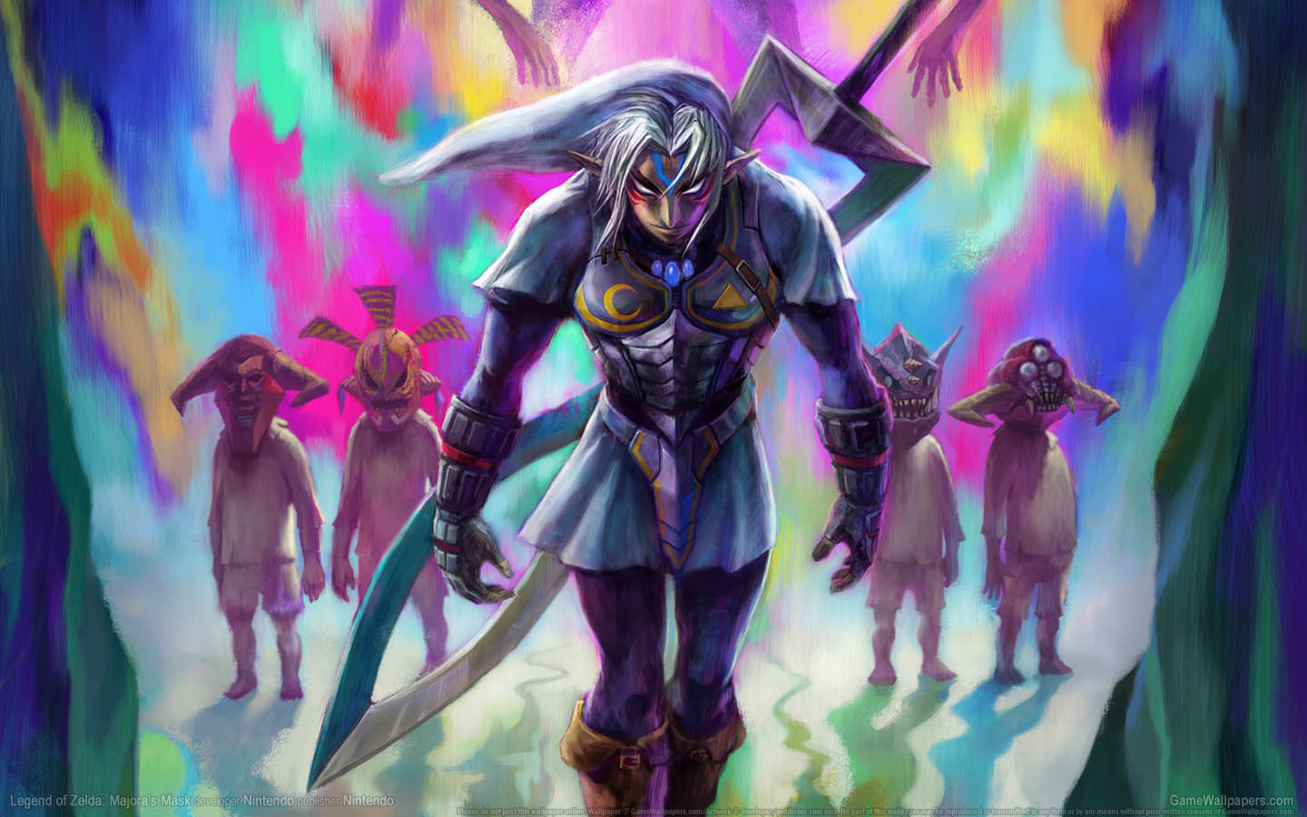 Legend of Zelda: Majora's Mask achtergrond 02 1440x900