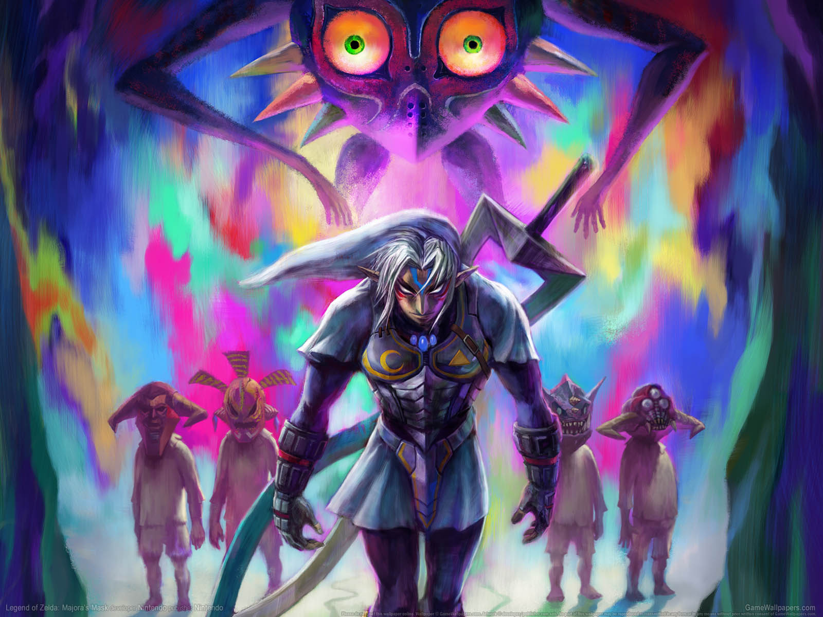 Legend of Zelda: Majora's Mask achtergrond 02 1600x1200