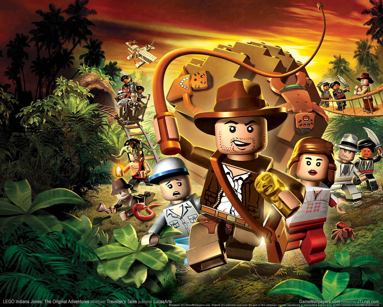 LEGO Indiana Jones%25253A The Original Adventures wallpaper 01 1280x1024