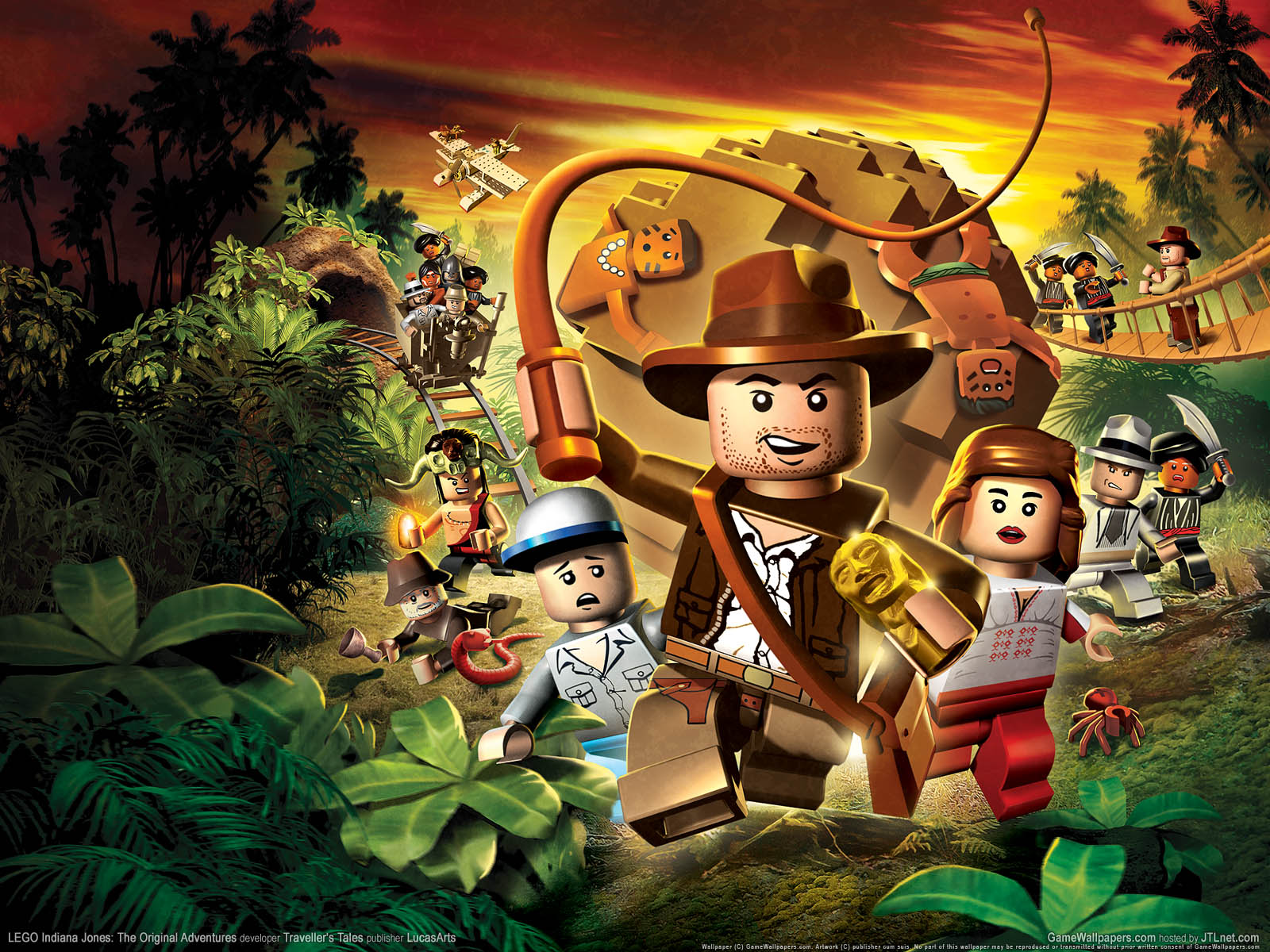 LEGO Indiana Jones%3A The Original Adventures fond d'cran 01 1600x1200