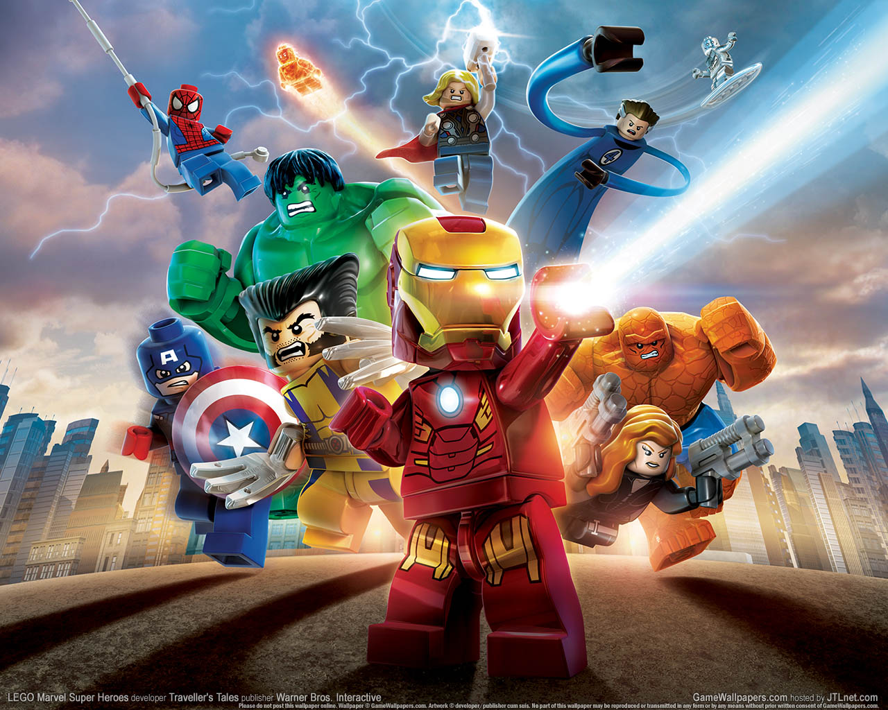 LEGO Marvel Super Heroes fond d'cran 01 1280x1024