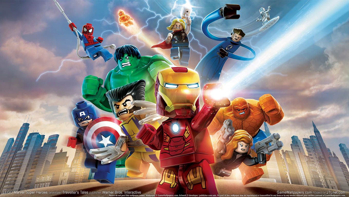 LEGO Marvel Super Heroes wallpaper 01 1360x768