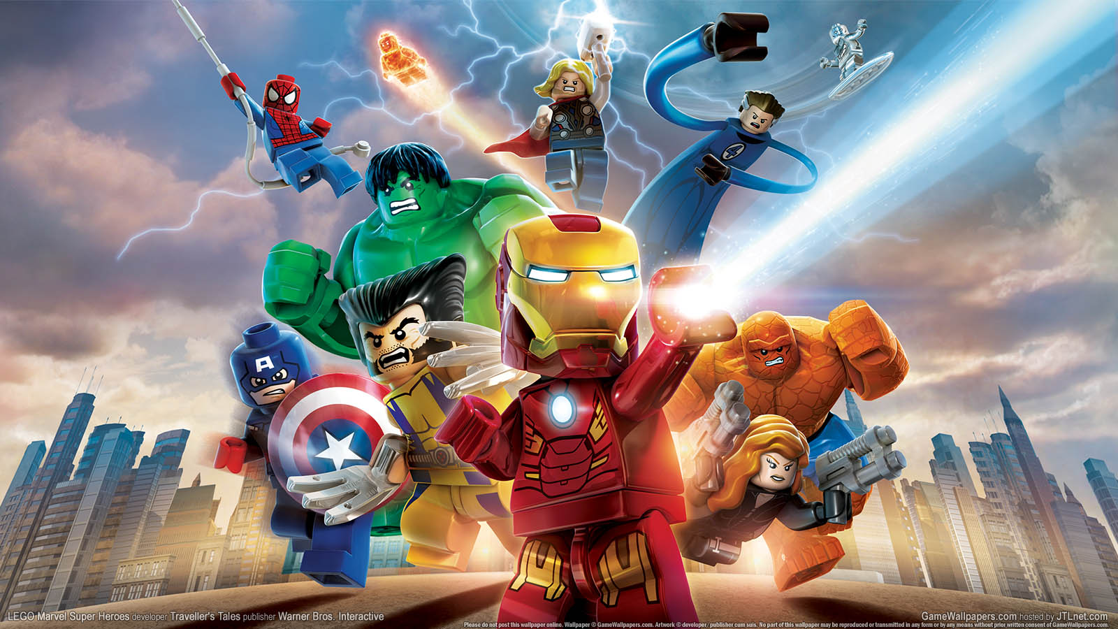 LEGO Marvel Super Heroes fond d'cran 01 1600x900