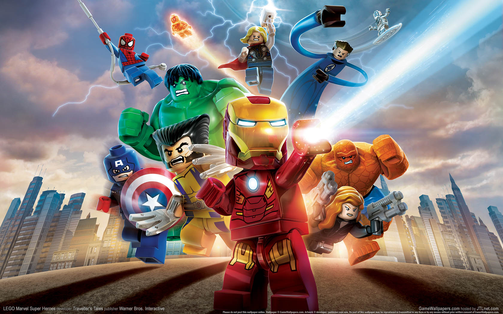 LEGO Marvel Super Heroes fond d'cran 01 1680x1050