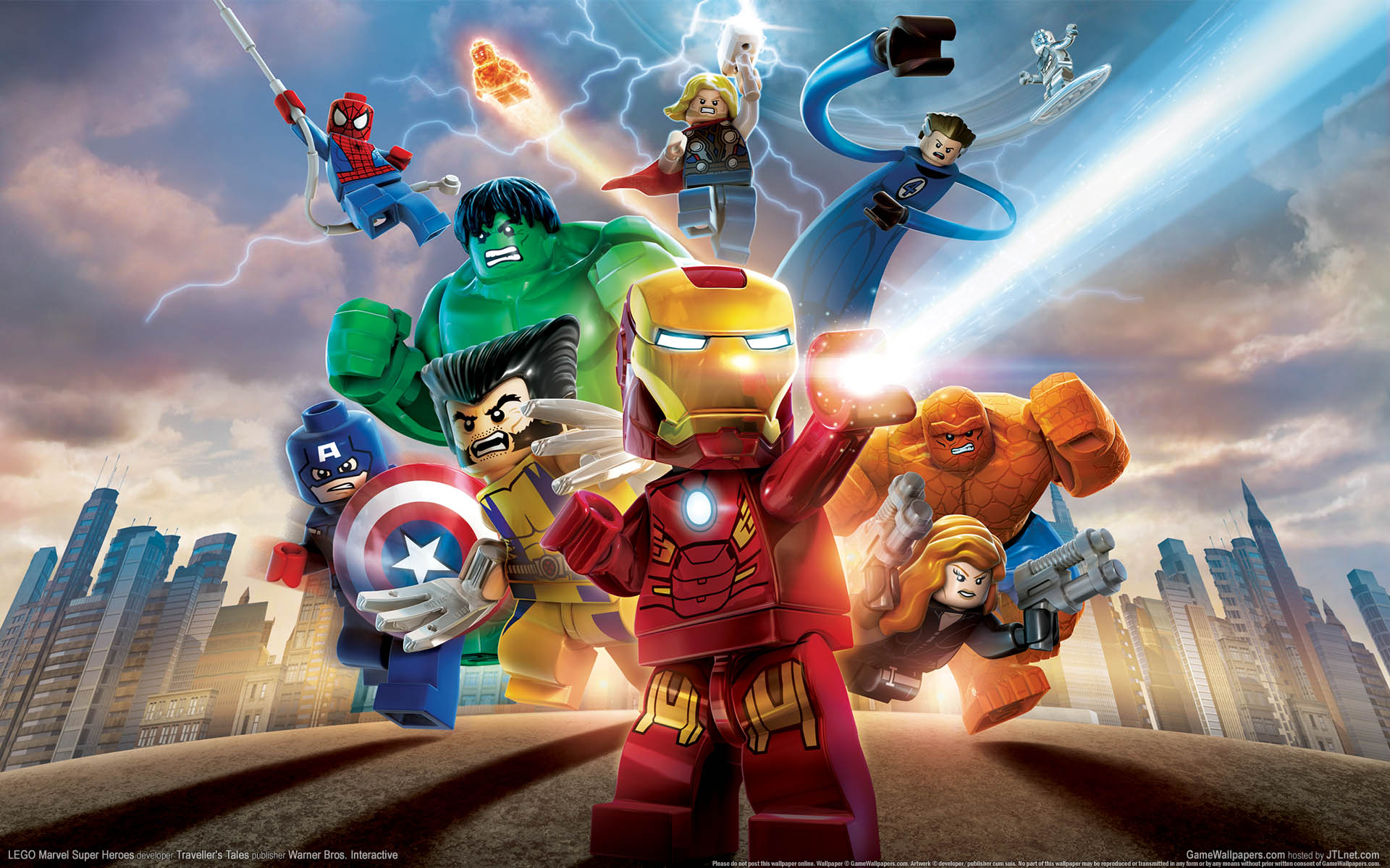 LEGO Marvel Super Heroes achtergrond 01 1920x1200