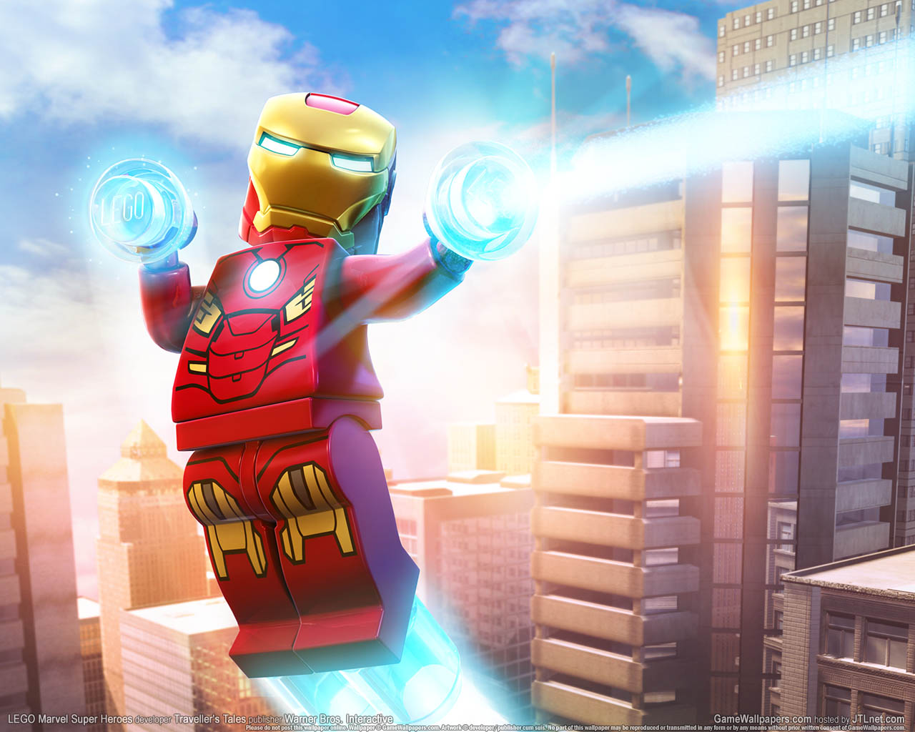 LEGO Marvel Super Heroes achtergrond 02 1280x1024
