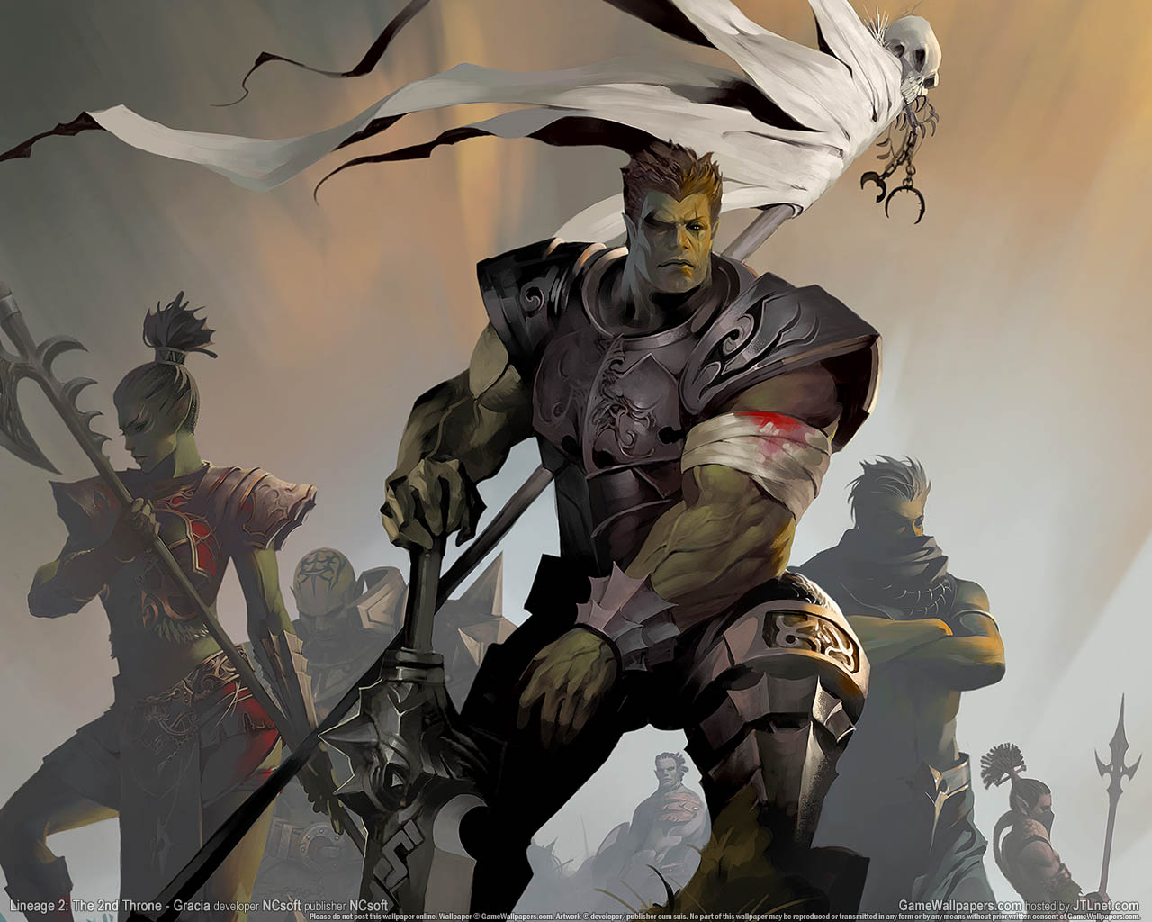 Lineage 2: The 2nd Throne - Gracia achtergrond 01 1280x1024