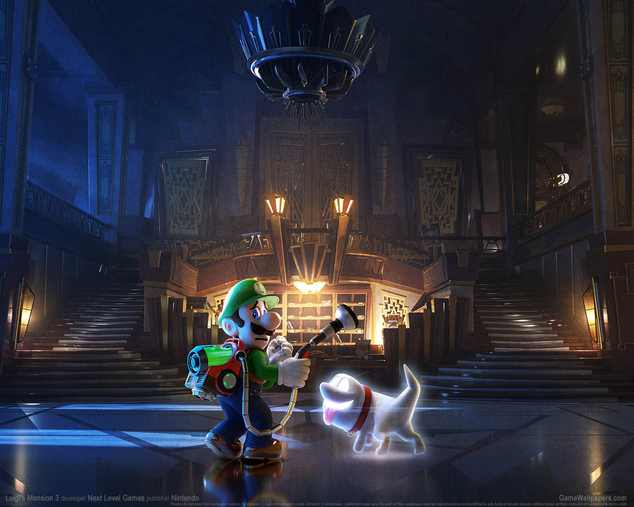 Luigi%25255C%252527s Mansion 3 wallpaper 02 1280x1024