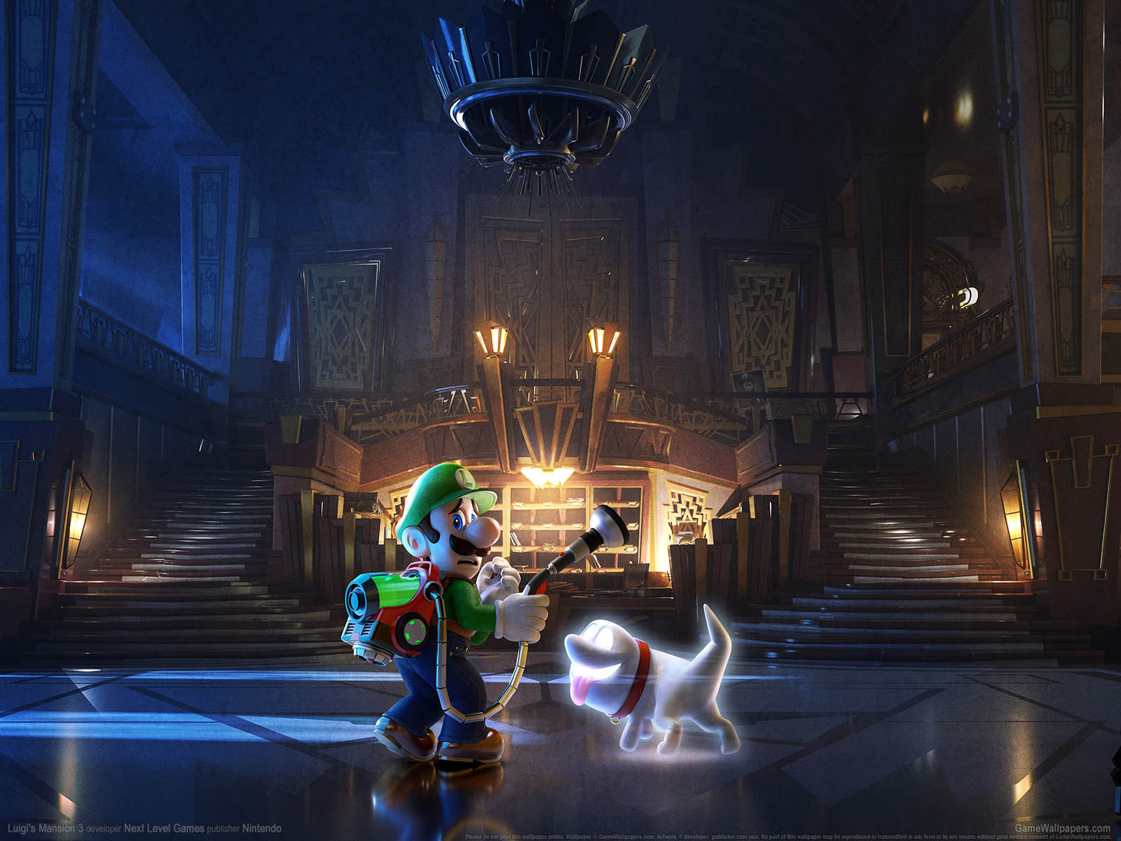 Luigi%25255C%252527s Mansion 3 wallpaper 02 1600x1200