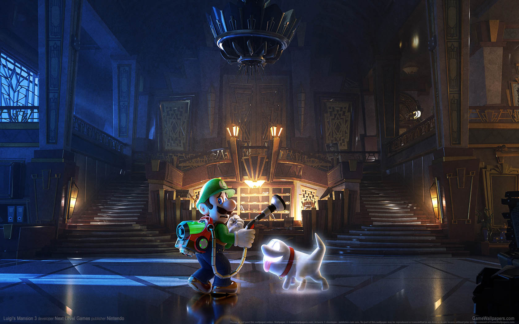 Luigi's Mansion 3 fondo de escritorio 02 1680x1050