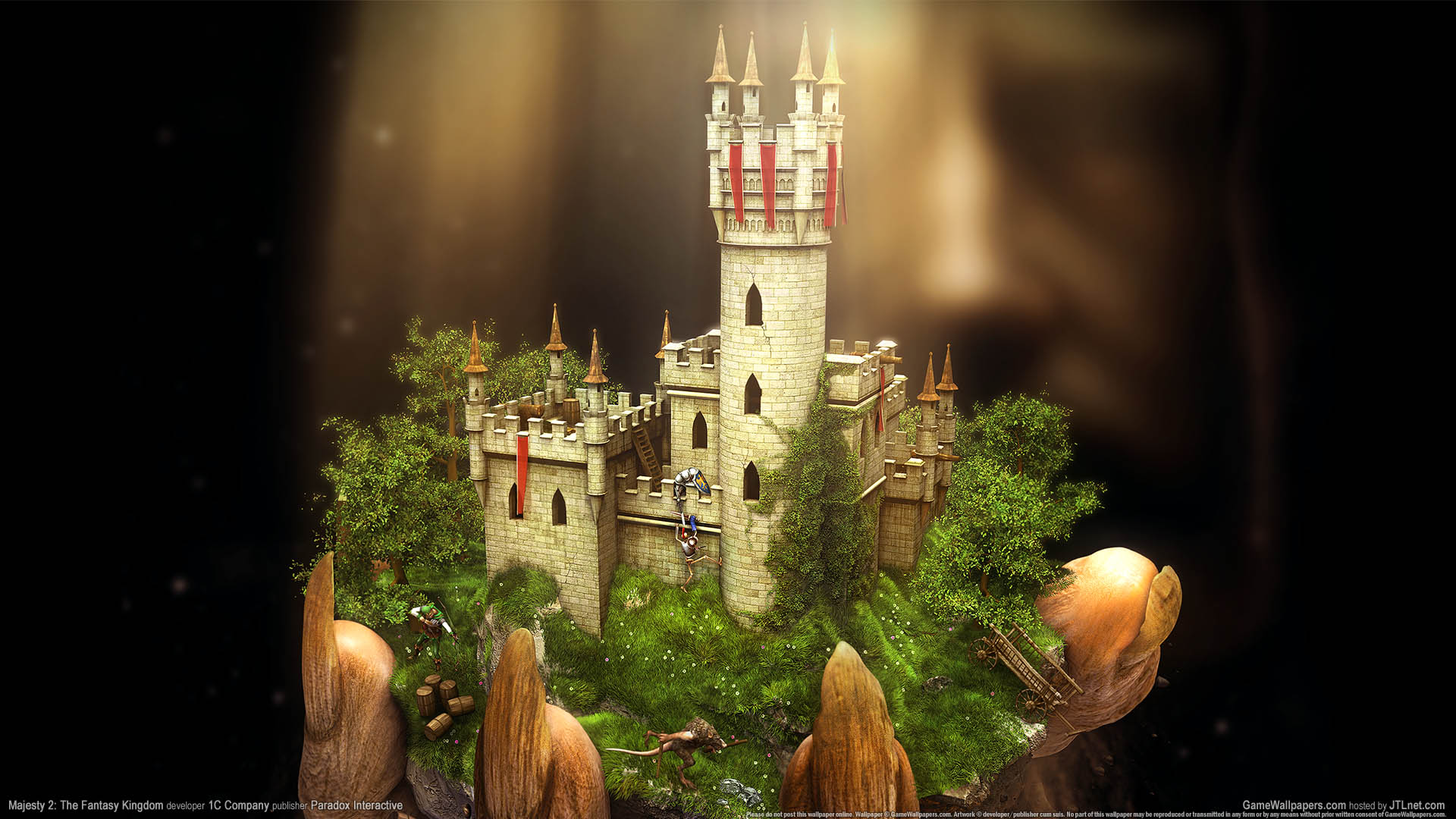 Majesty 2: The Fantasy Kingdom Sim achtergrond 02 1920x1080