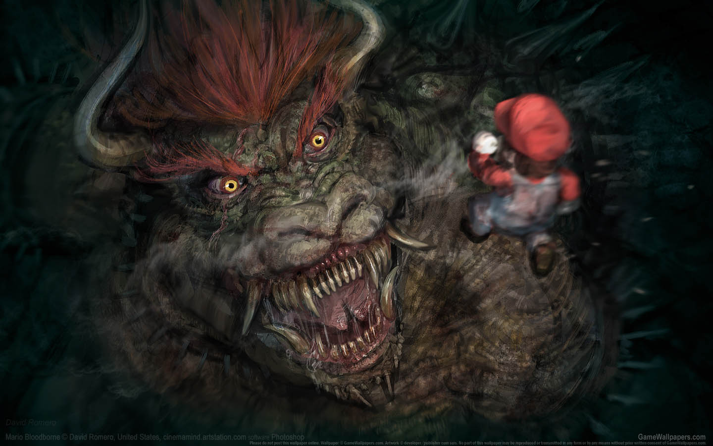 Mario fan art wallpaper 01 1440x900