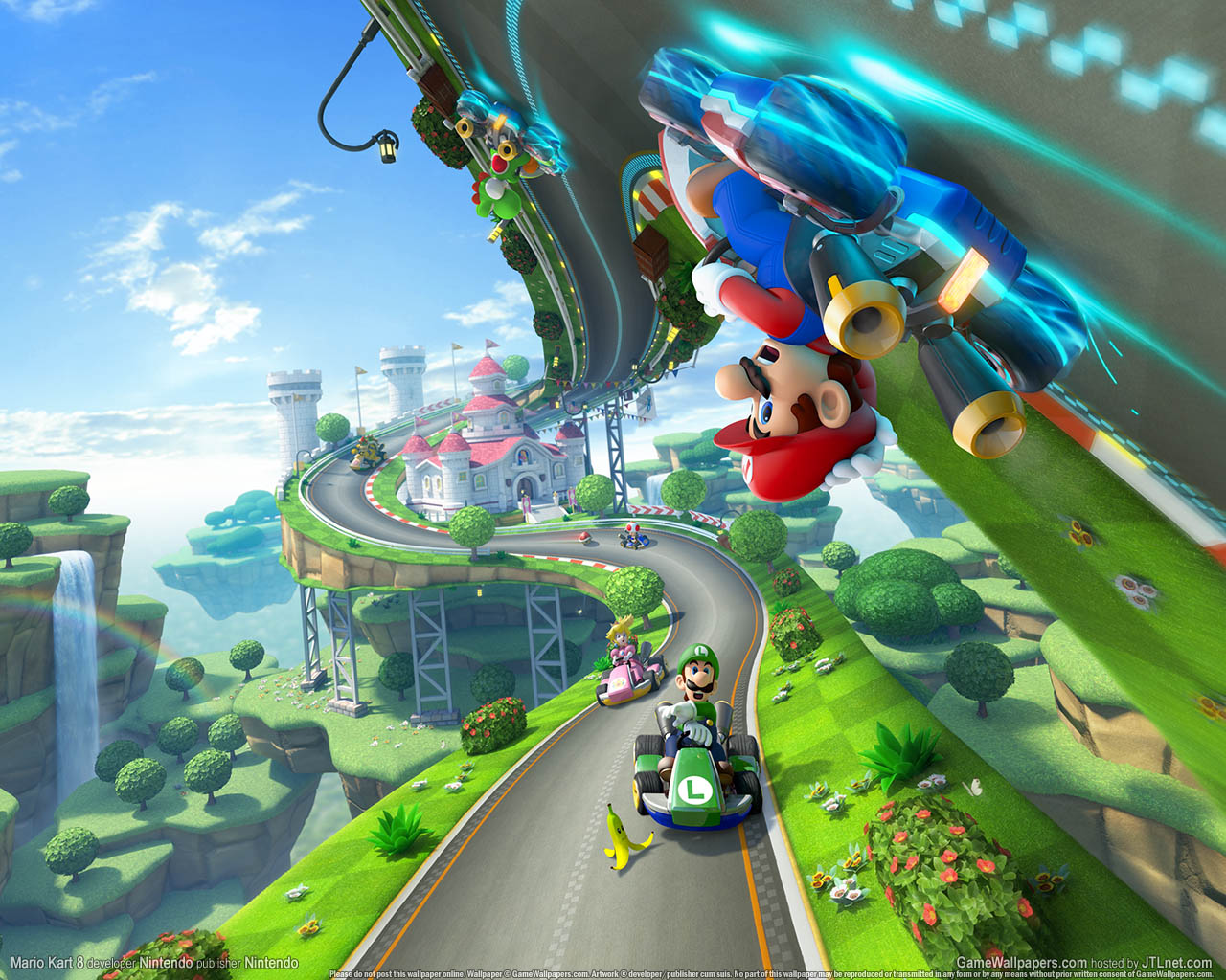 Mario Kart 8 achtergrond 01 1280x1024