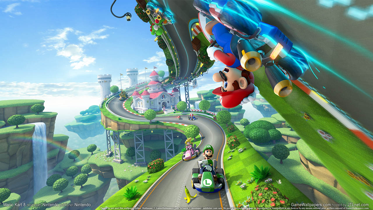 Mario Kart 8 achtergrond 01 1280x720