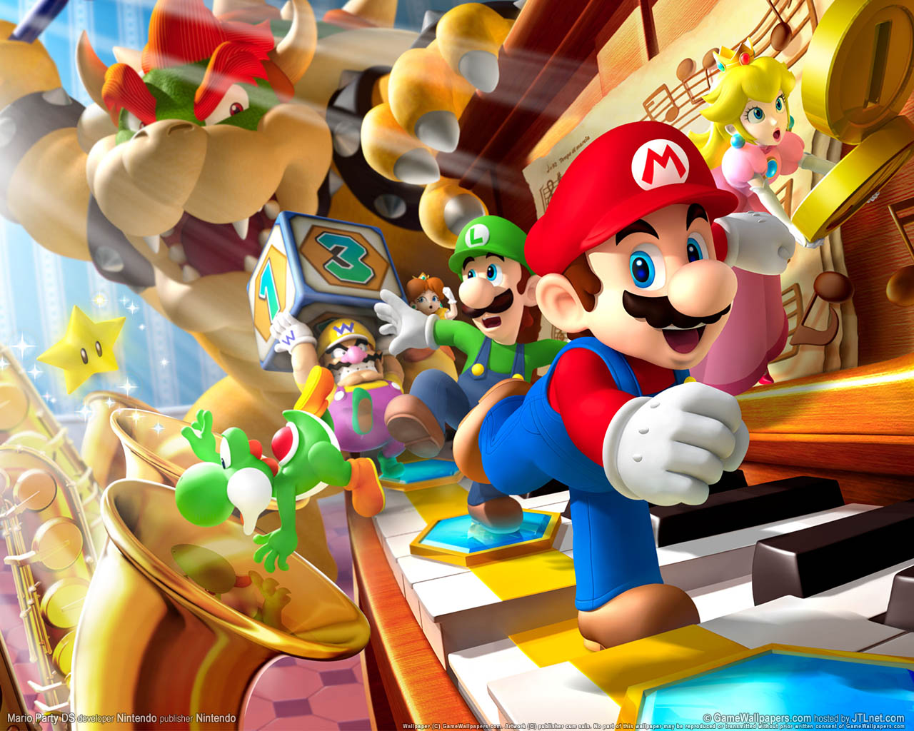 Mario Party DS fond d'cran 01 1280x1024