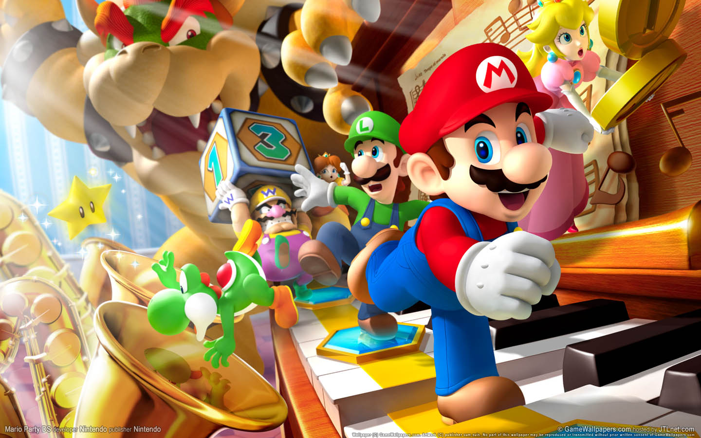 Mario Party DS achtergrond 01 1440x900