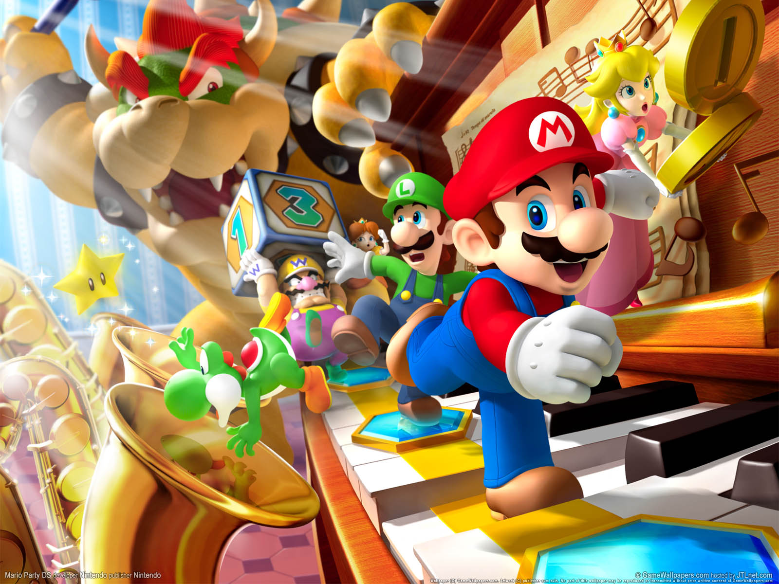 Mario Party DS fond d'cran 01 1600x1200