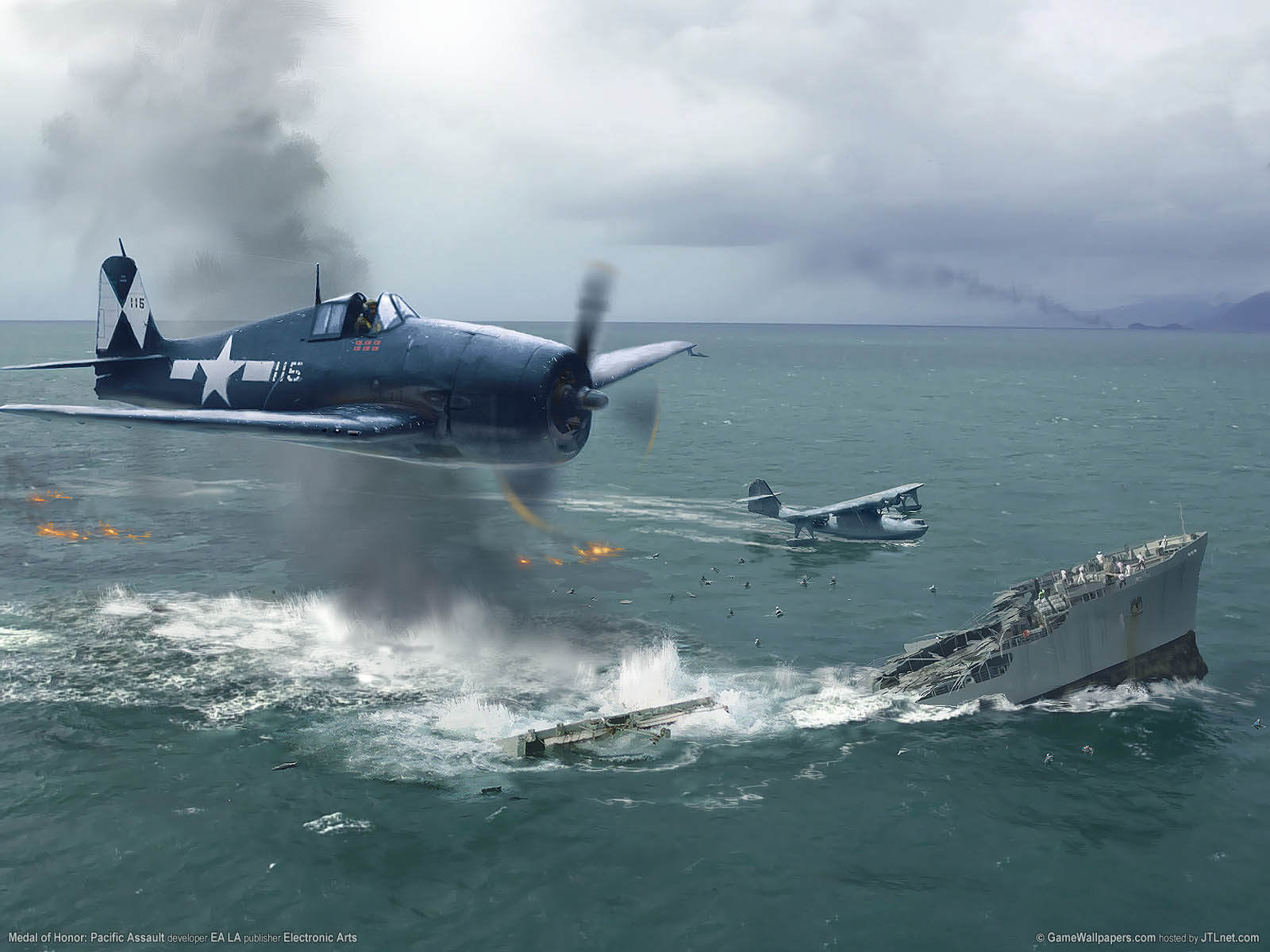 Medal of Honor%25253A Pacific Assault wallpaper 04 1600x1200