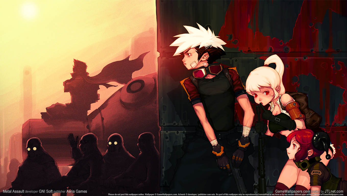 Metal Assault achtergrond 01 1360x768