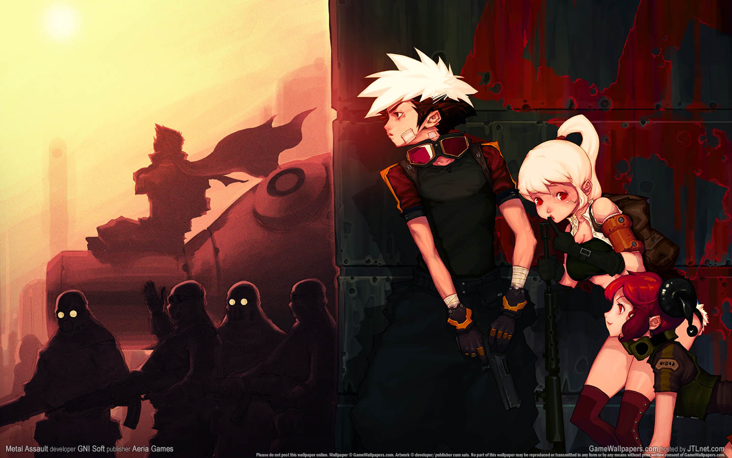 Metal Assault achtergrond 01 1440x900