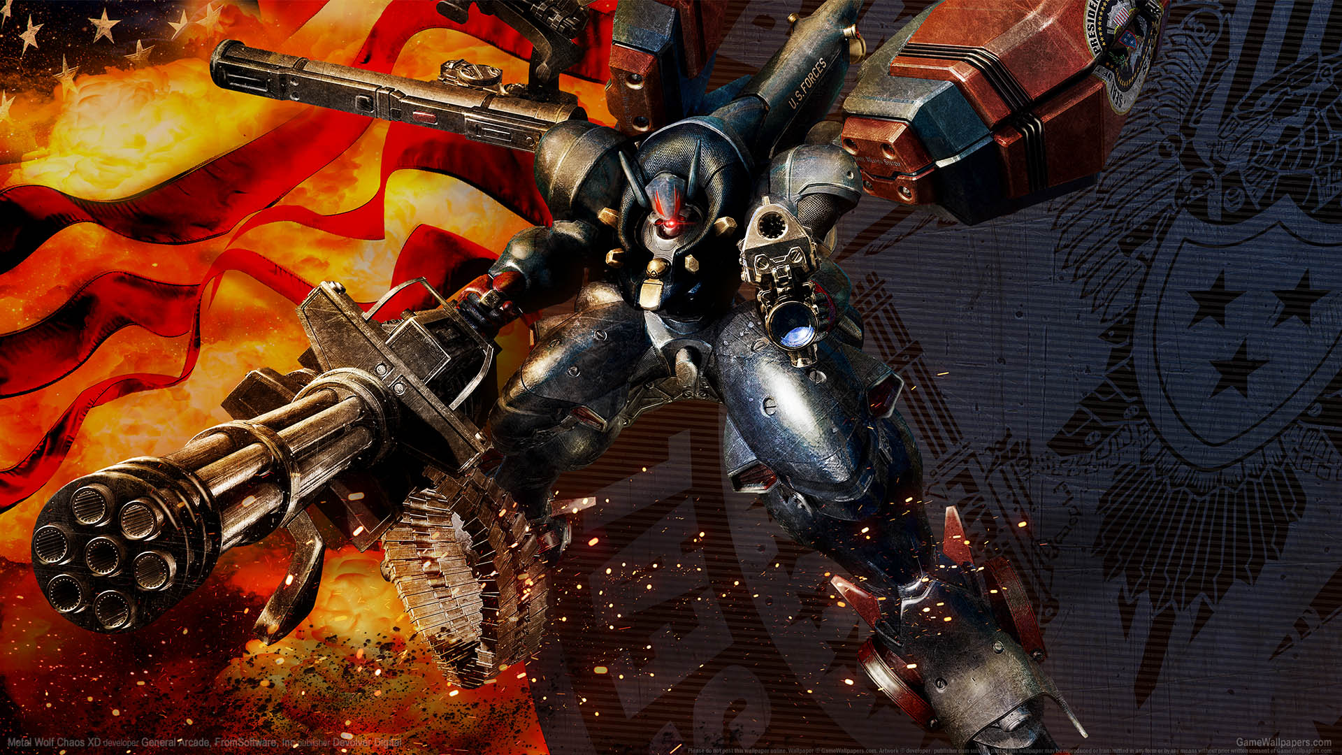 Metal Wolf Chaos XD fond d'cran 01 1920x1080