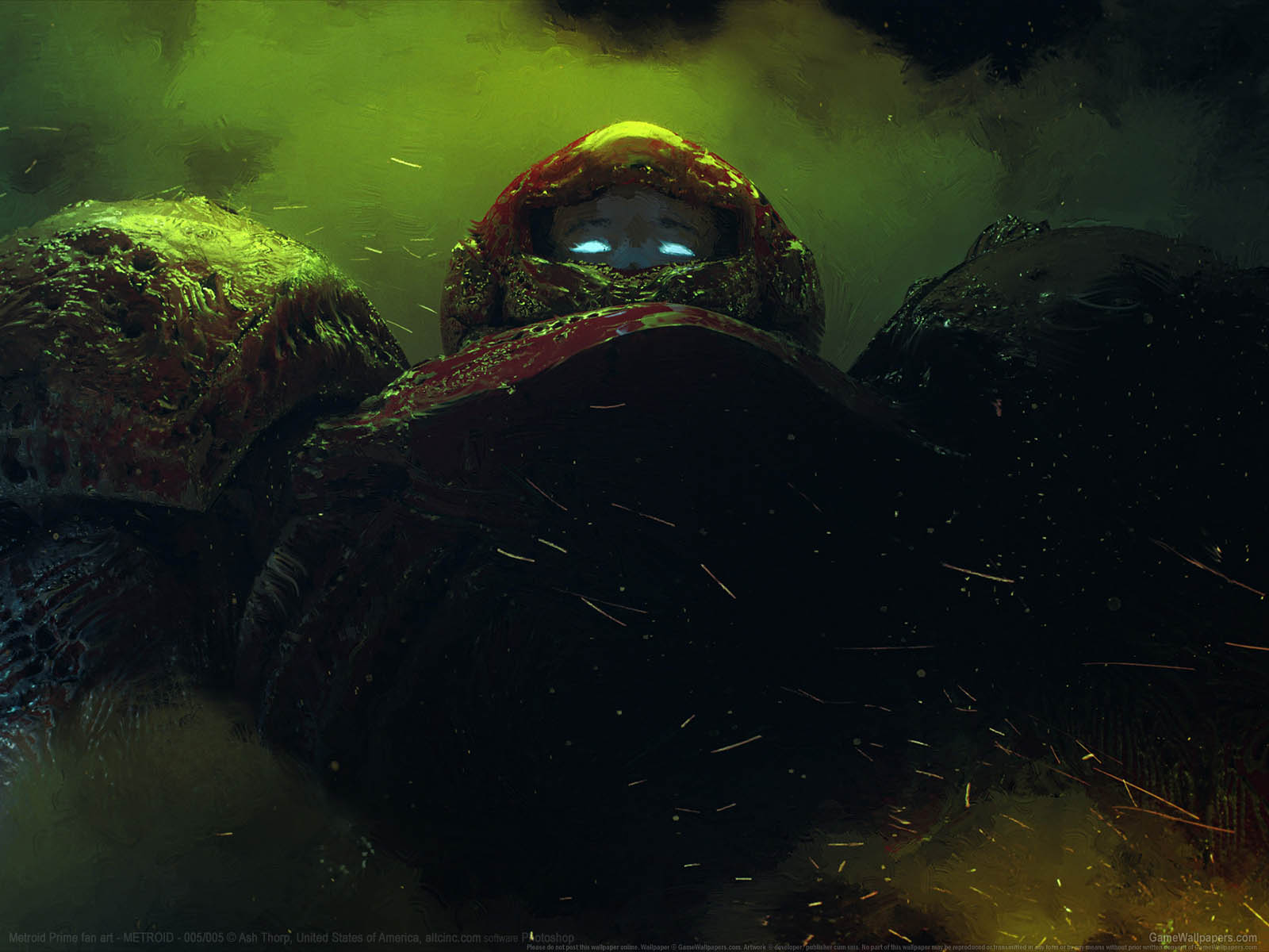 Metroid Prime fan art achtergrond 02 1600x1200