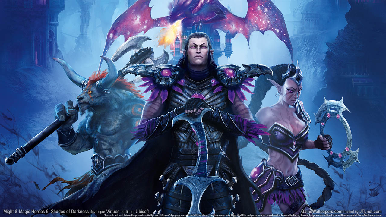 Might %26 Magic Heroes 6%3A Shades of Darkness achtergrond 01 1280x720