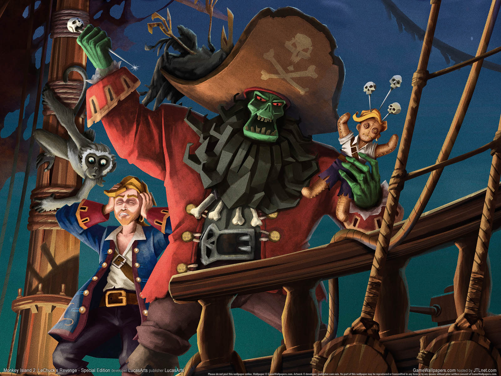 Monkey Island 2: LeChuck's Revenge - Special Edition fondo de escritorio 02 1600x1200