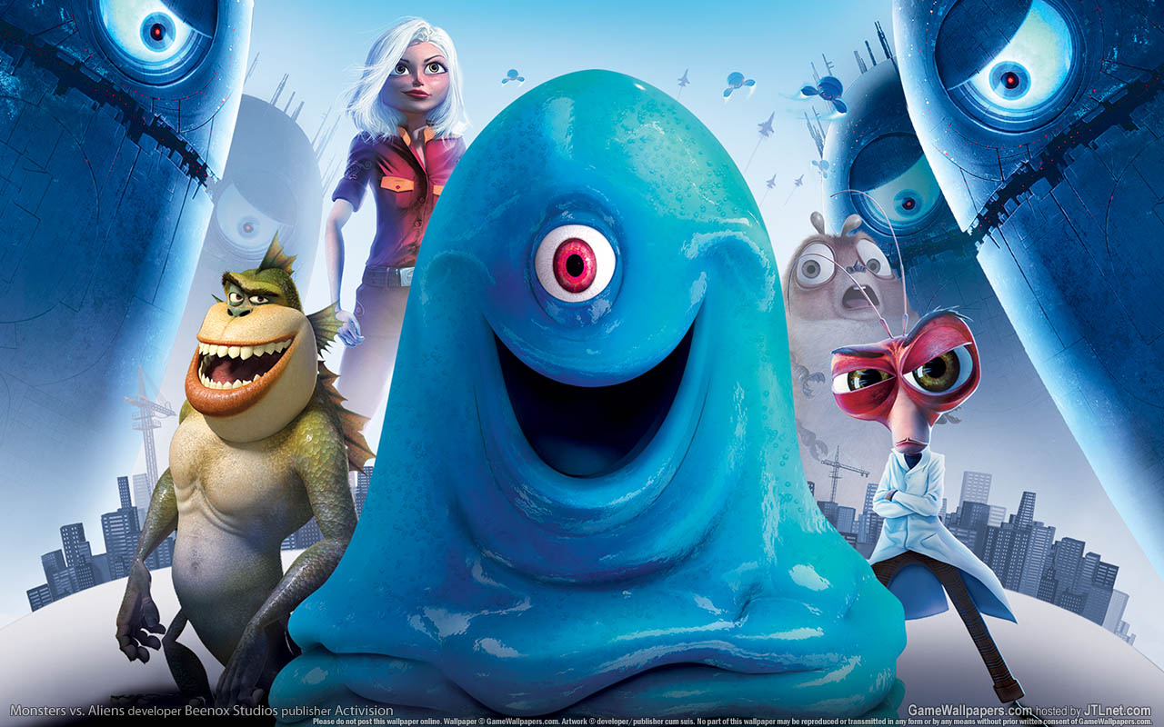Monsters vs. Aliens Hintergrundbild 01 1280x800