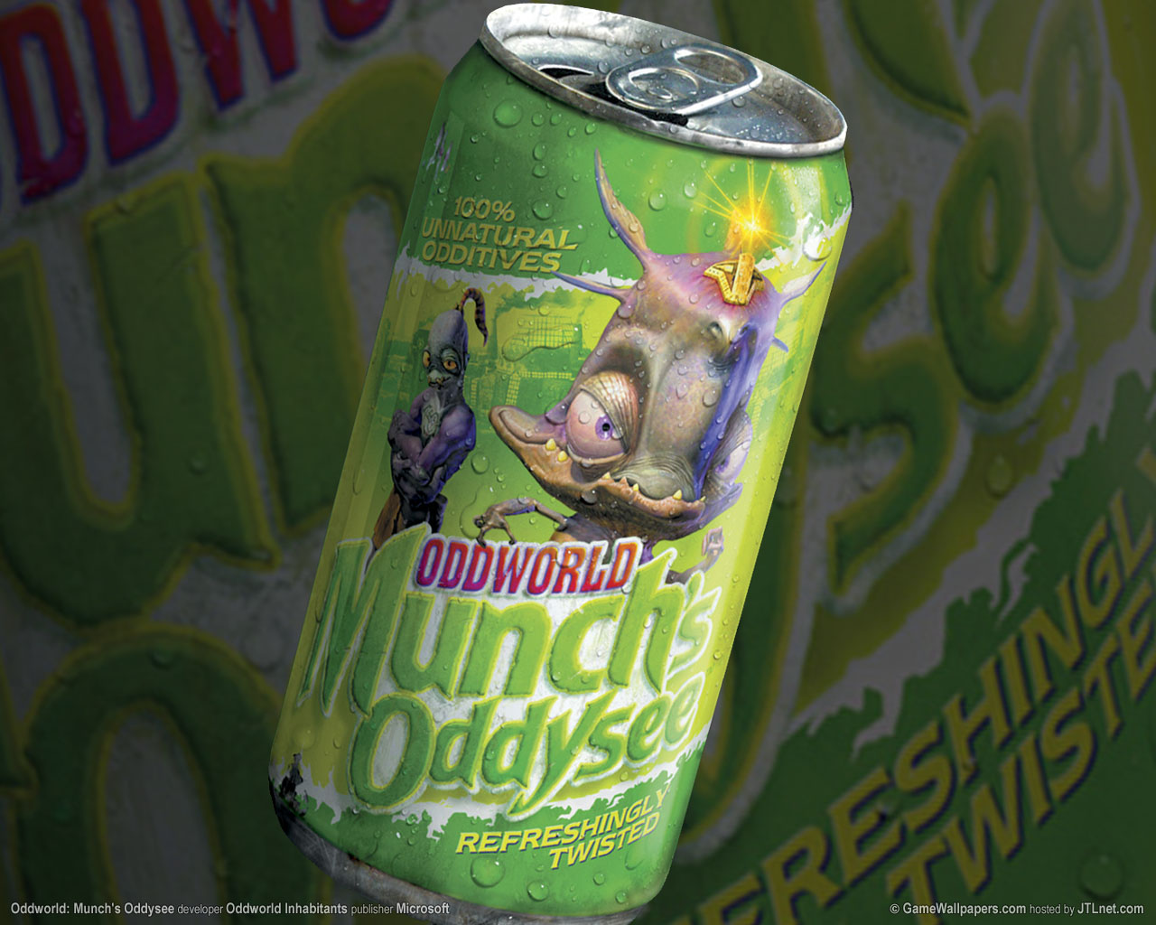 Munch's Oddysee achtergrond 14 1280x1024