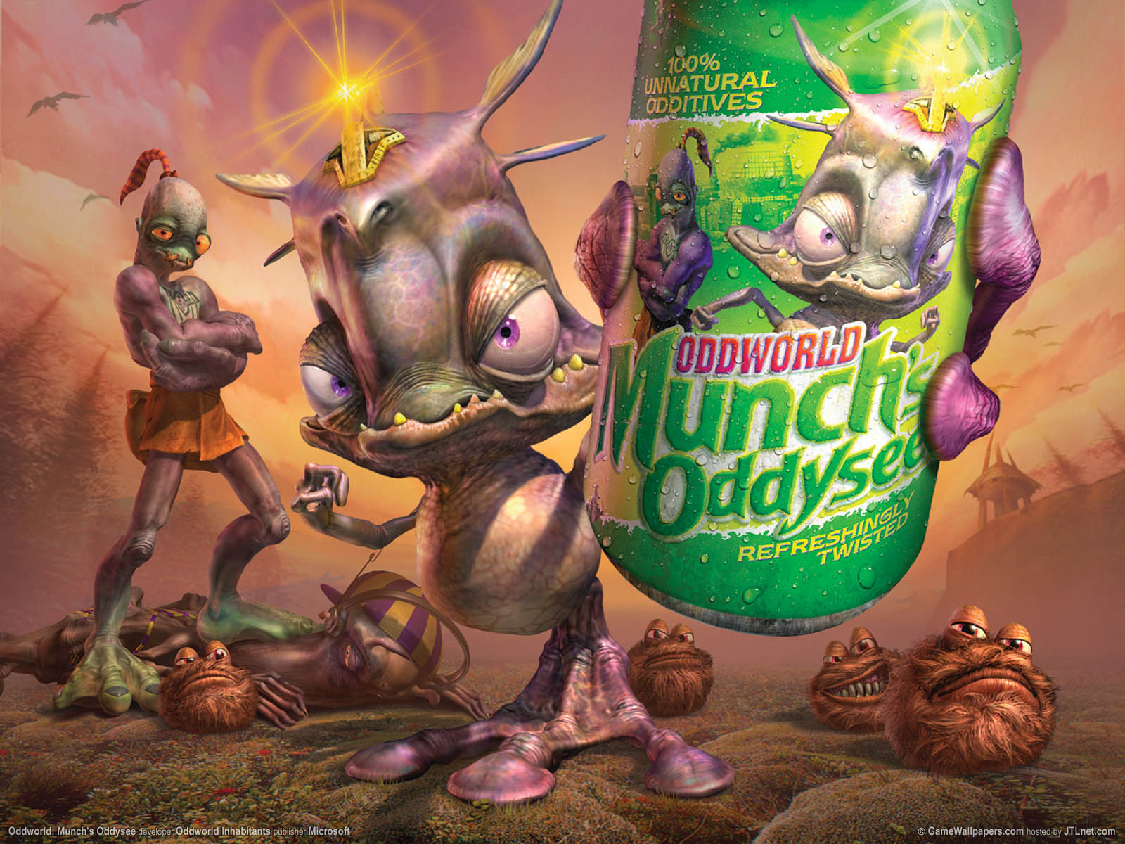 Munch's Oddysee wallpaper 16 1600x1200