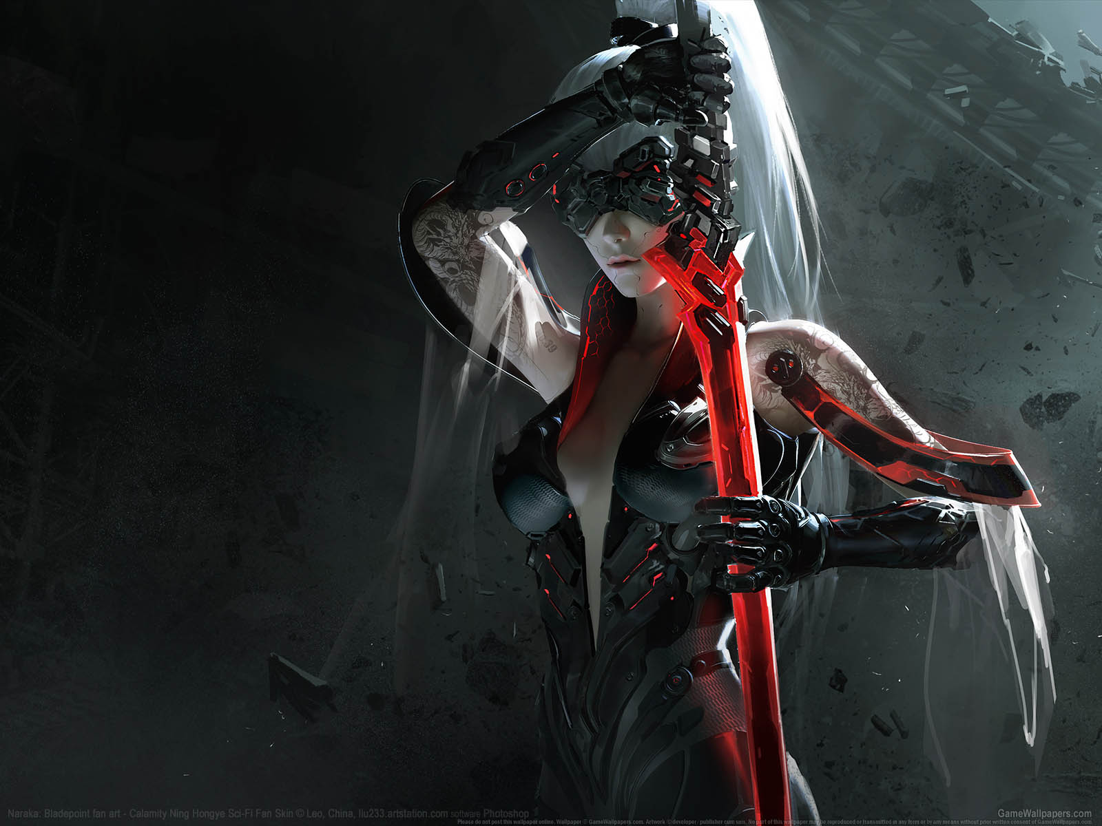 Naraka: Bladepoint fan art Hintergrundbild 01 1600x1200