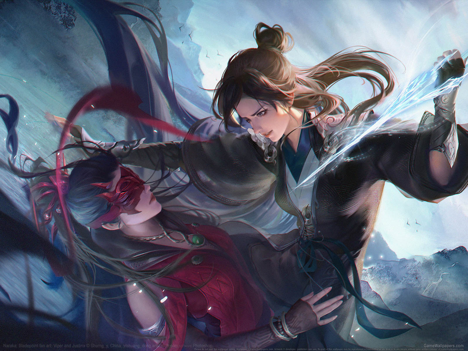Naraka: Bladepoint fan art wallpaper 02 1600x1200
