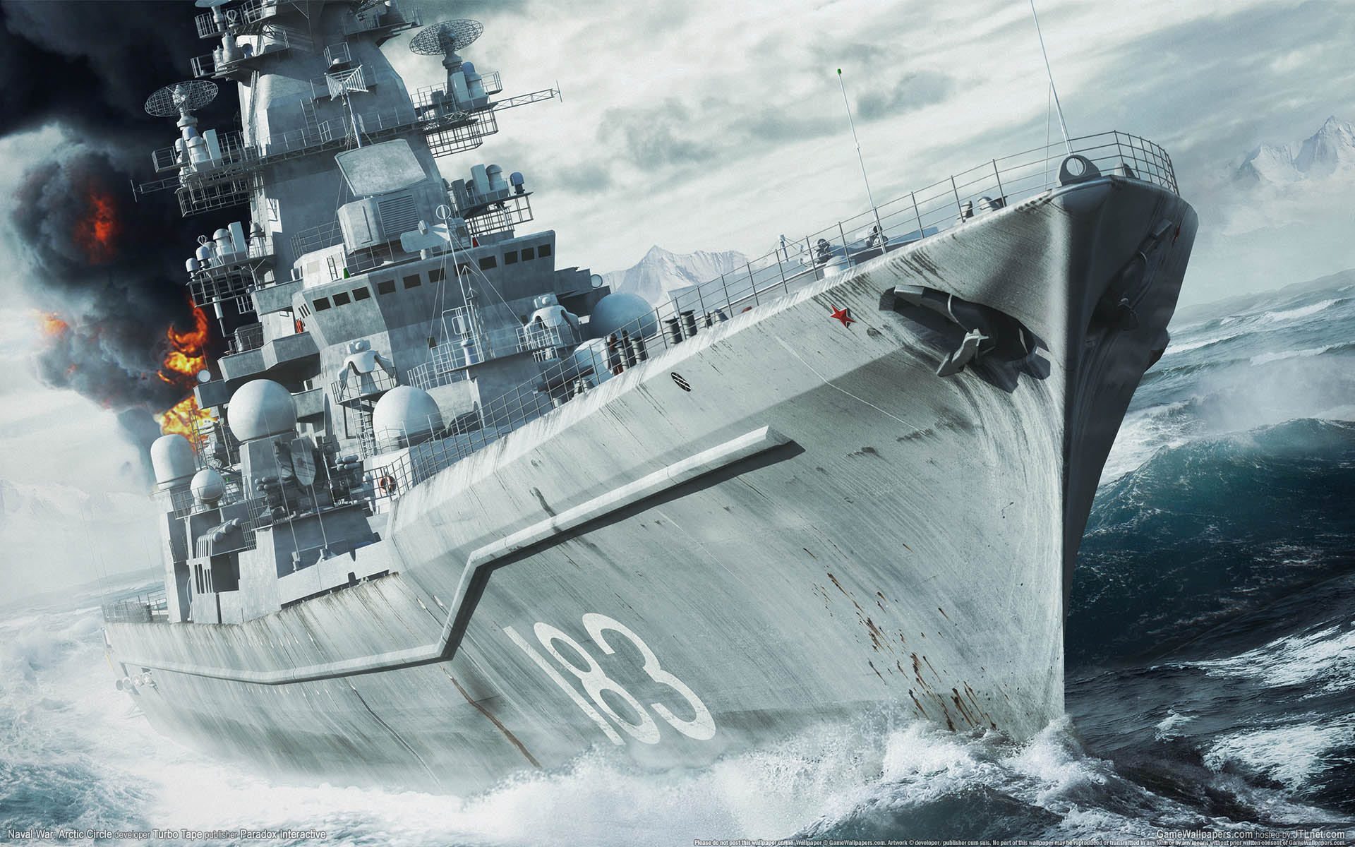 Naval War: Arctic Circle achtergrond 01 1920x1200